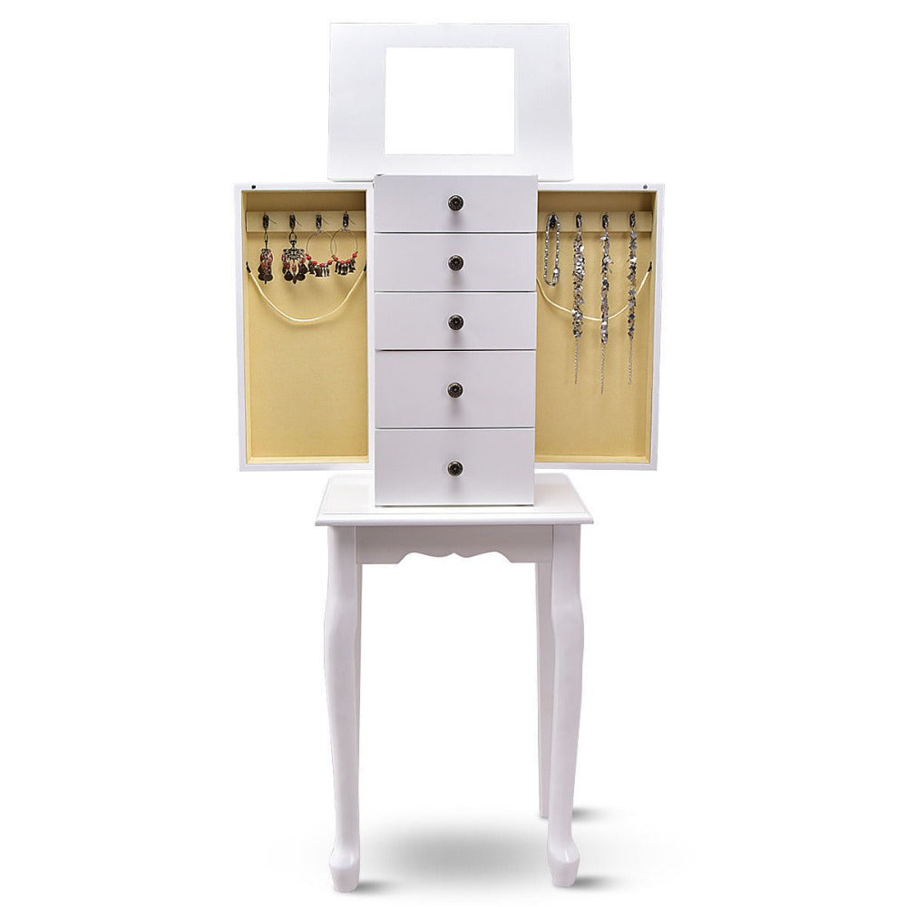 Jewelry Chest Storage Cabinet