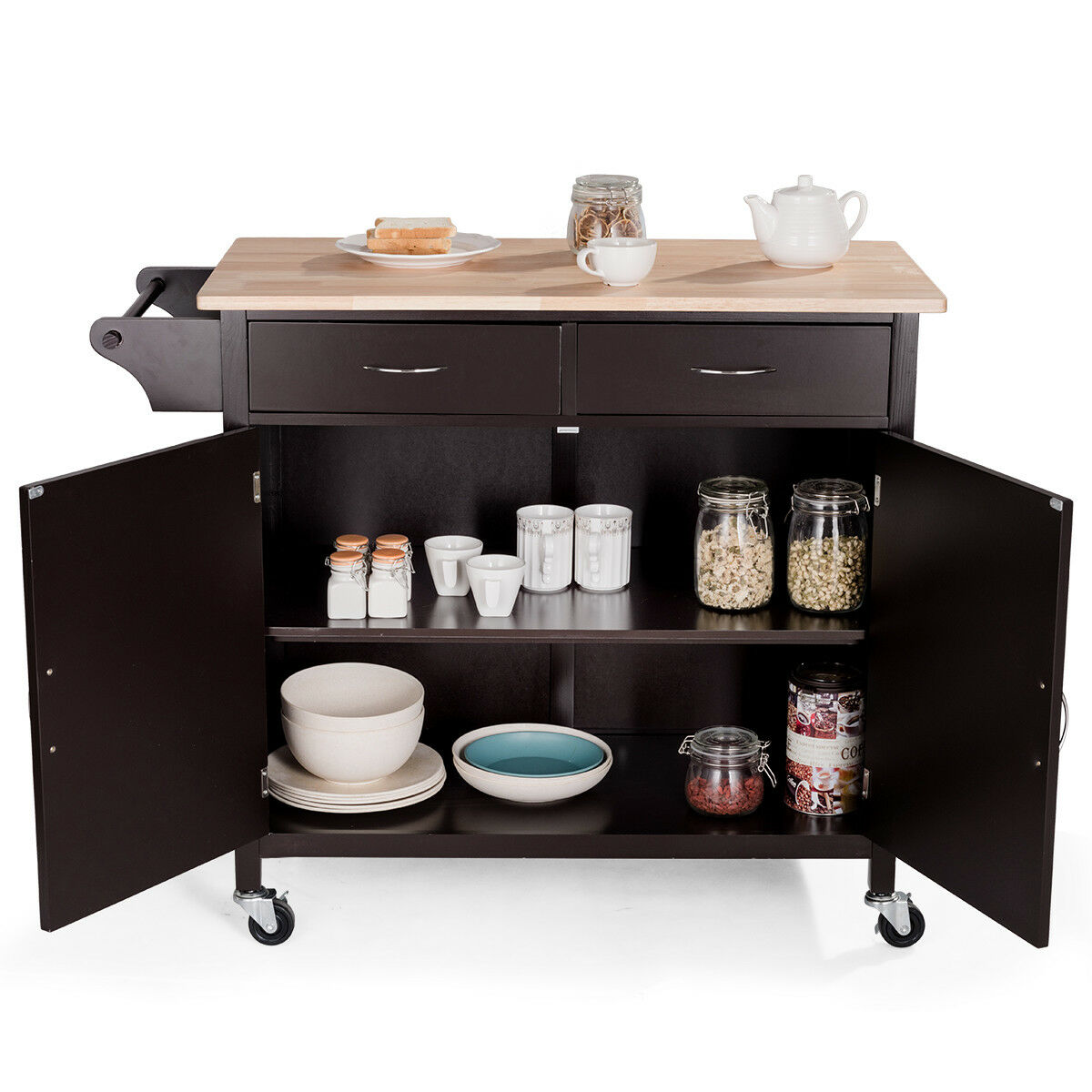 Rolling Kitchen Cart Island