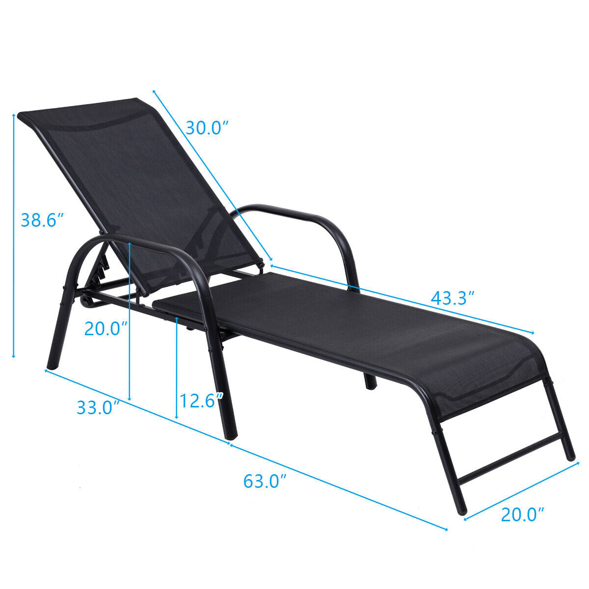 2 Patio Lounge Chairs