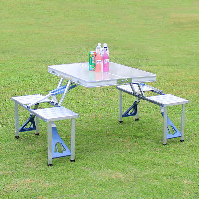 Outdoor Folding Table Chair Camping Aluminium Alloy Picnic Table