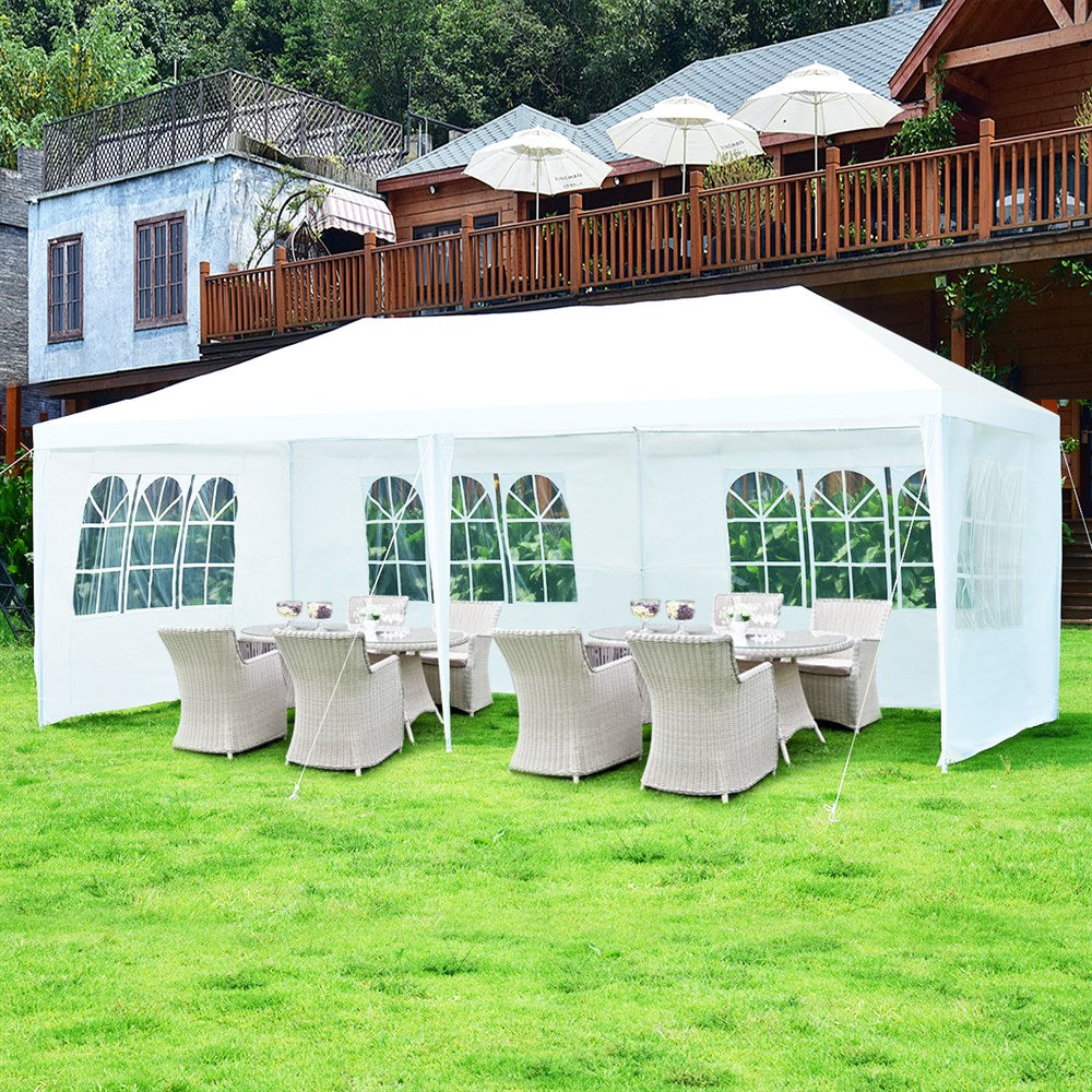 Canopy Tent Heavy Duty Wedding Party Tent 6 Sidewalls W/Carry Bag