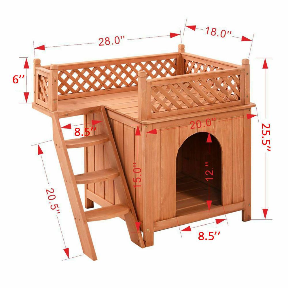 Wooden Puppy Pet Dog House