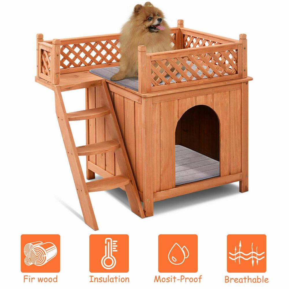 Wooden Puppy Pet Dog House