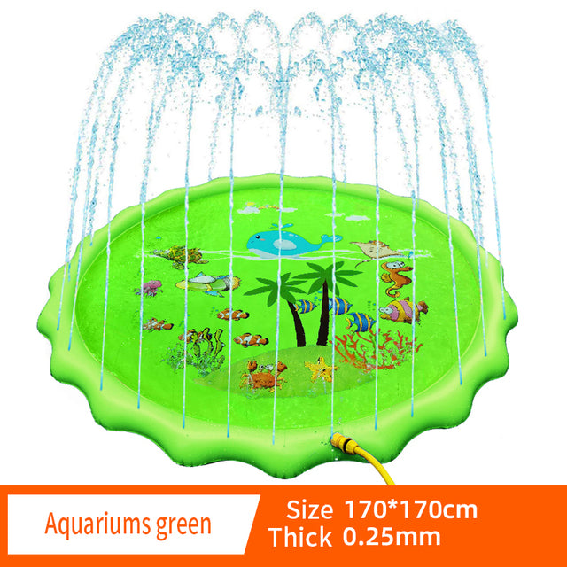 Inflatable Spray Water Cushion Summer Kids