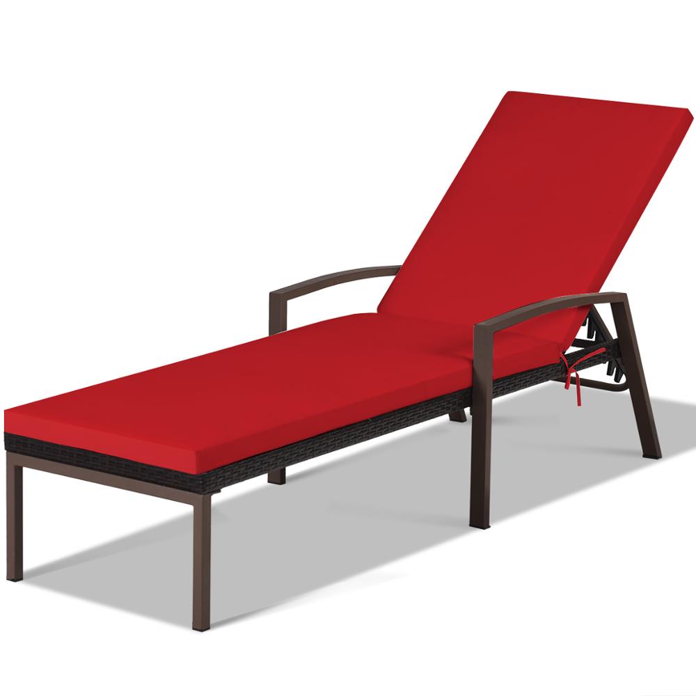 Patio Rattan Lounge Chair