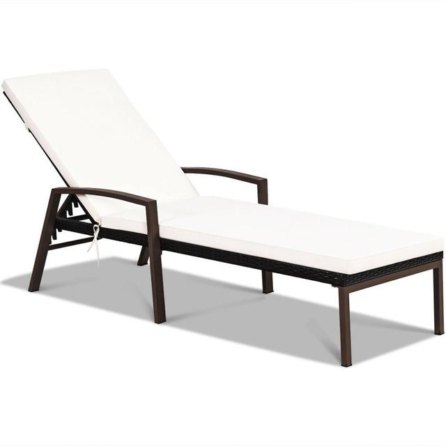 Patio Rattan Lounge Chair