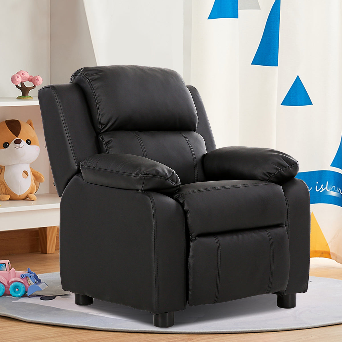 Deluxe Padded Kids Sofa Armchair Recliner