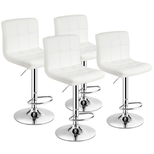 Set of 4 Adjustable Bar Stools