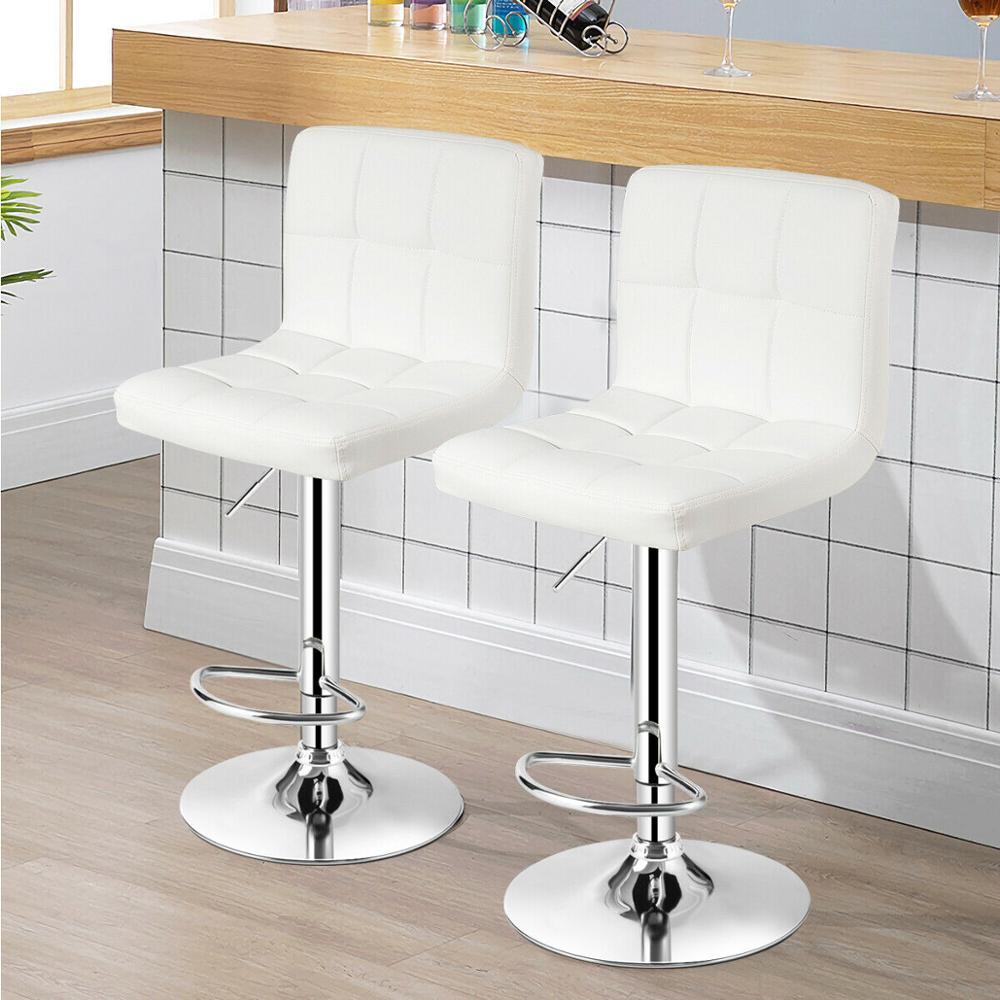 Set of 4 Adjustable Bar Stools