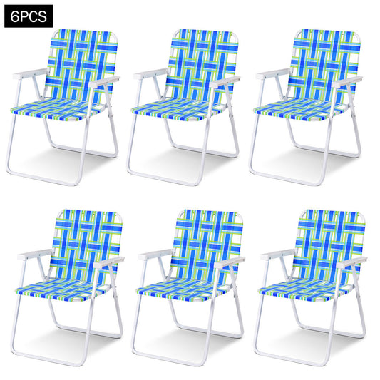 6pcs Folding Beach Chair