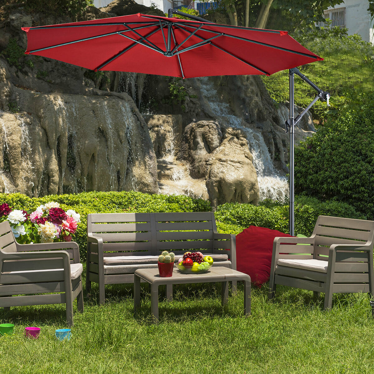 Hanging Umbrella Patio Sun Shade