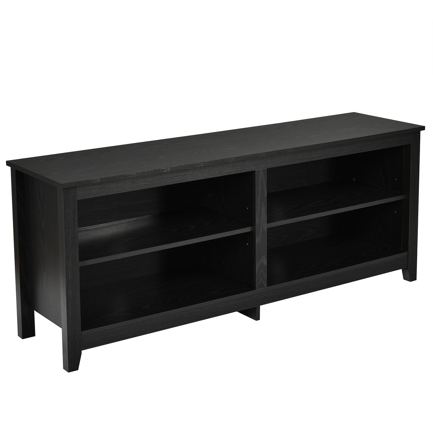 4-Cubby TV Stand Media Console