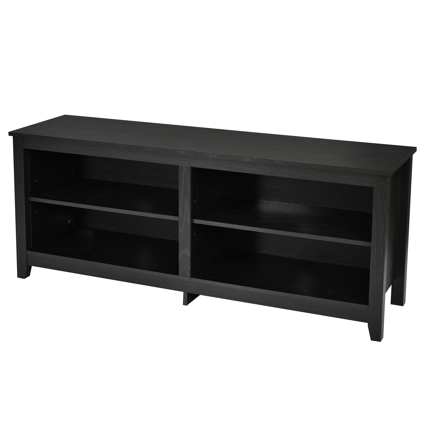 4-Cubby TV Stand Media Console