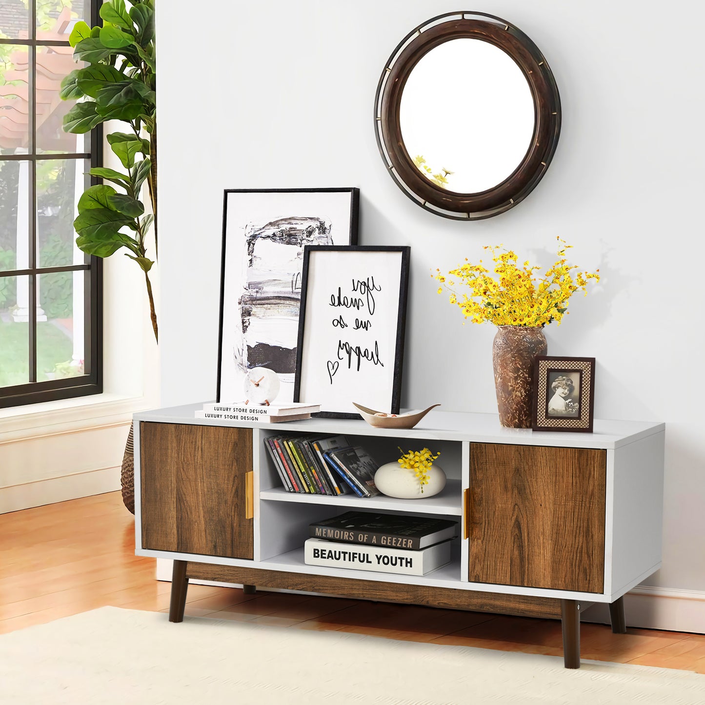 TV Stand Entertainment Media Console