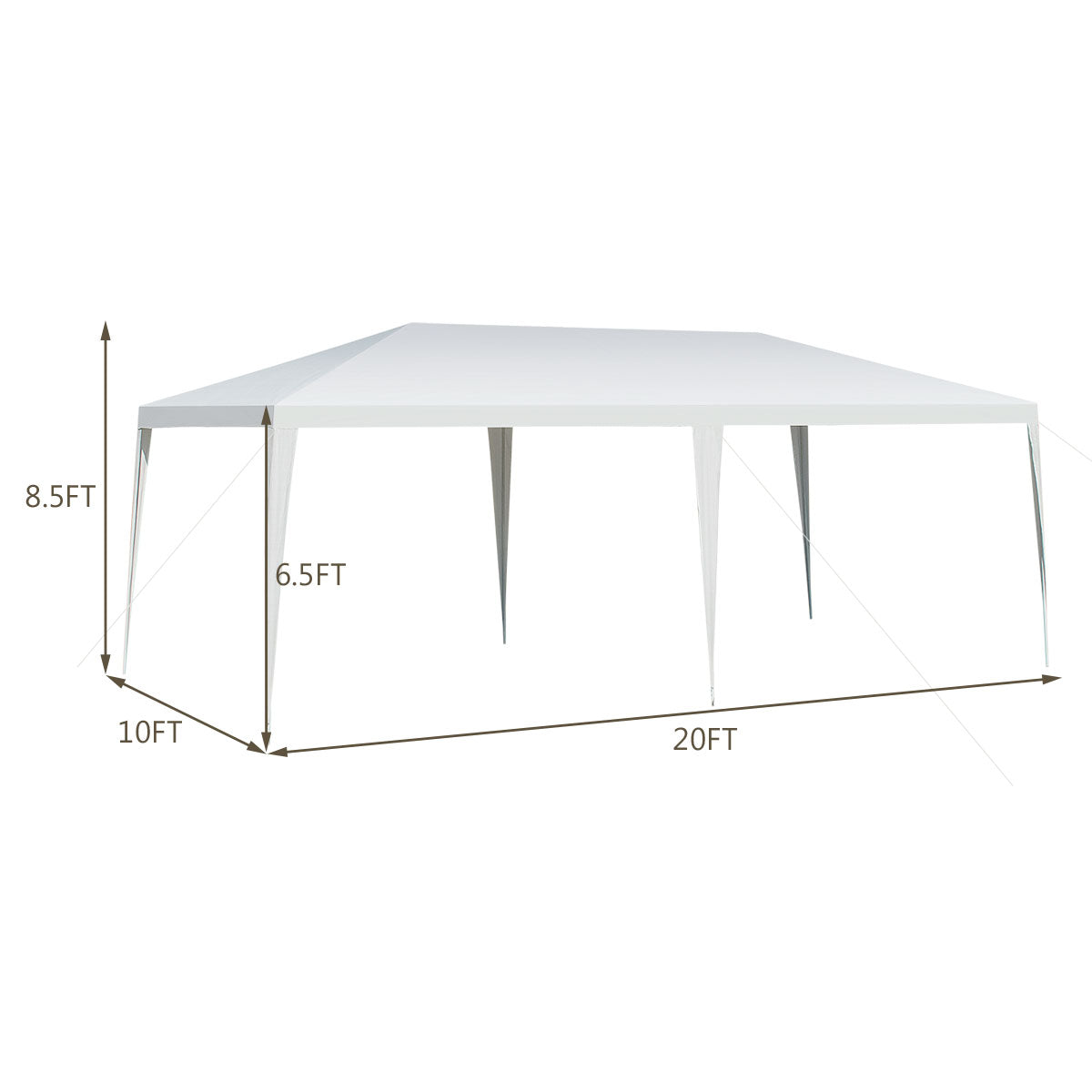 Outdoor Party Wedding Tent Heavy Duty Canopy Pavilion