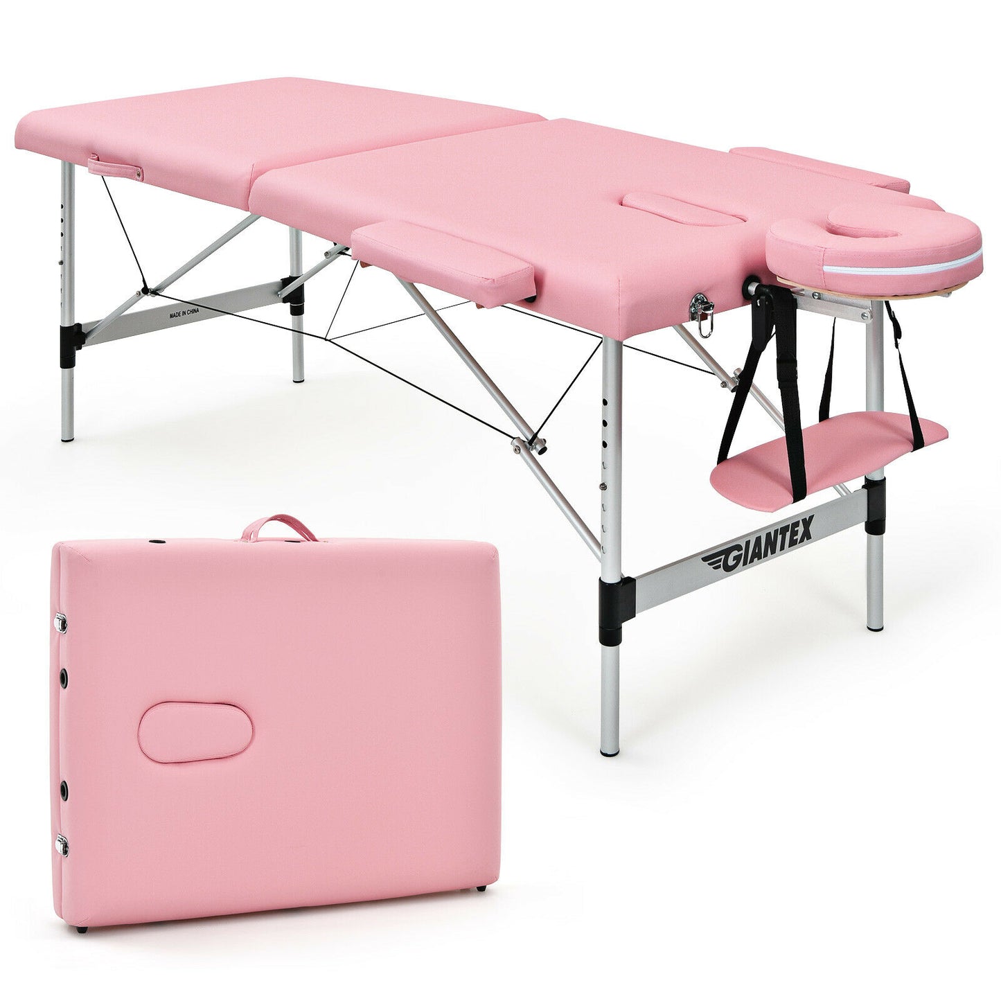 Portable Massage Table Adjustable Salon Spa Bed