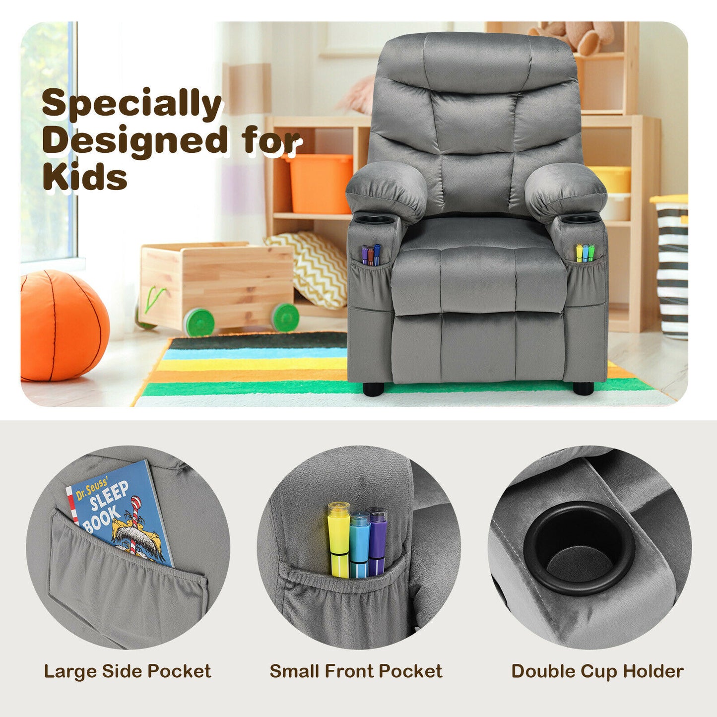 Kids Youth Recliner Chair