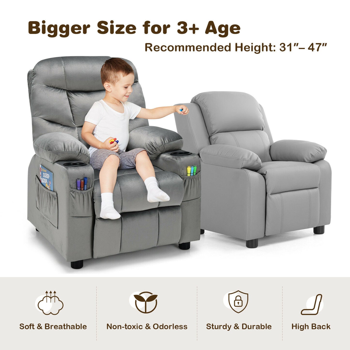 Kids Youth Recliner Chair