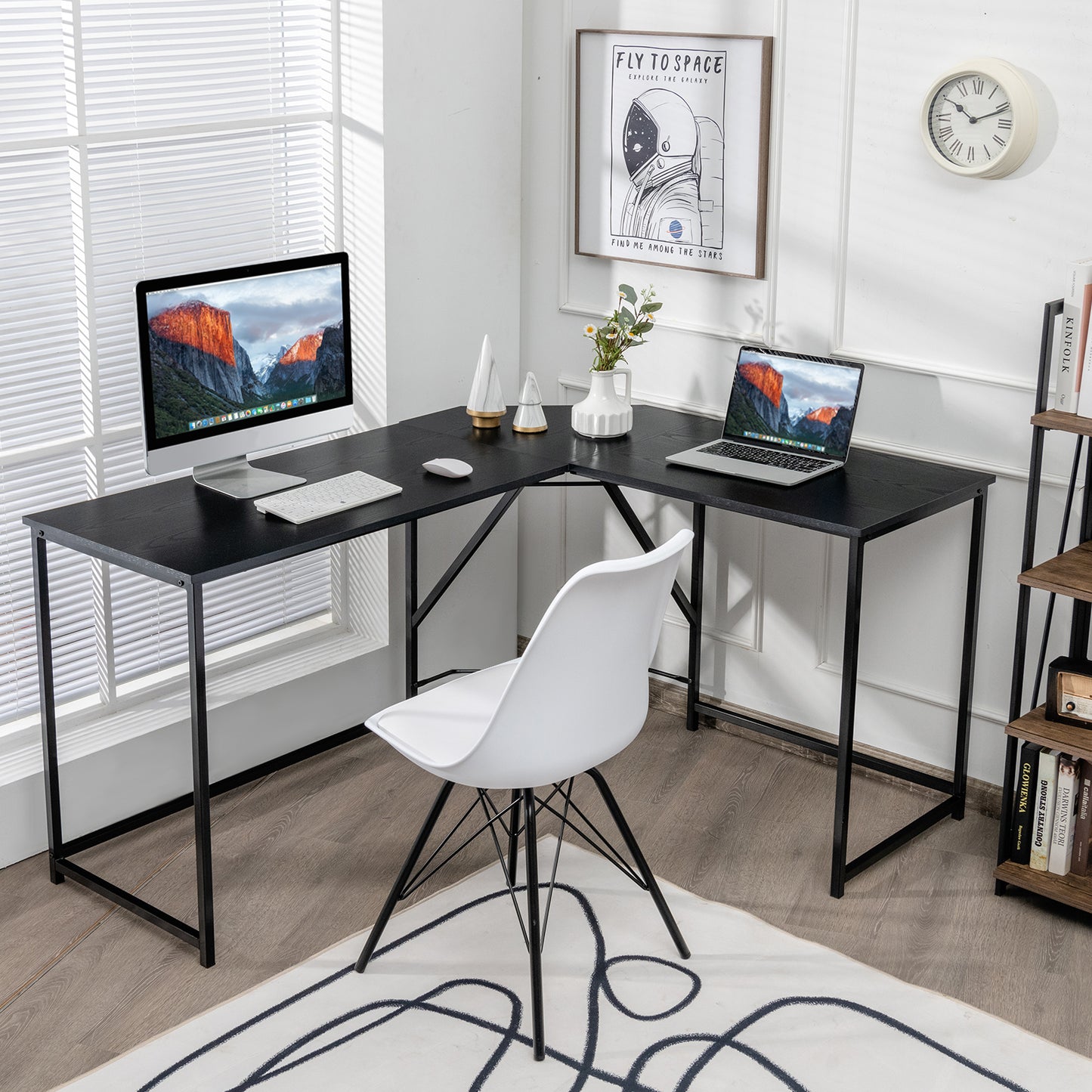 L Shaped Corner Computer Desk