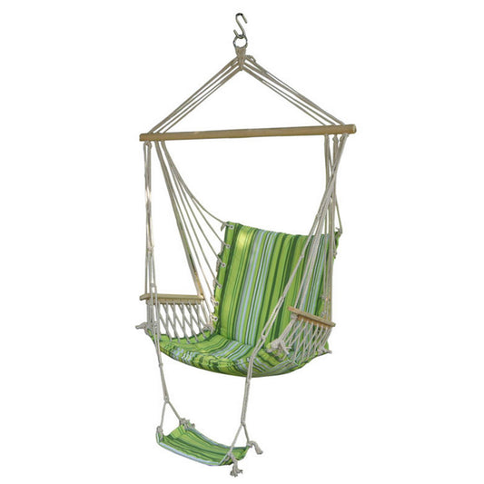 Outdoor Canvas Swing-Hammock Leisure Hanging Chair