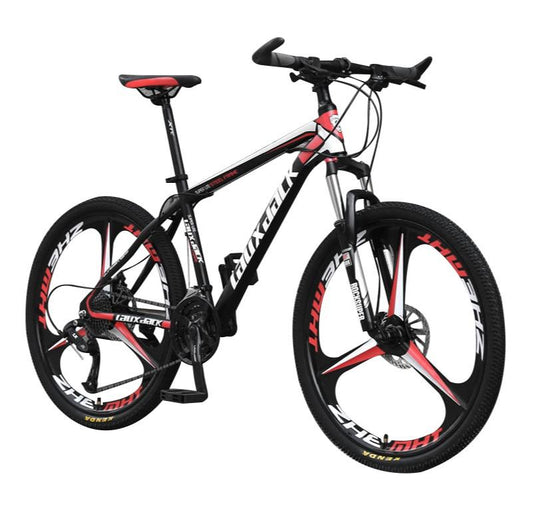 Lauxjack 26 Inch Wheel 21 24 Speed Adult Off-road Mountain Bike Carbon Steel Frame Sports Cycling Men Racing Ride Road Bicycle